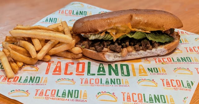 Torta De Asada / Grilled Steak Torta.