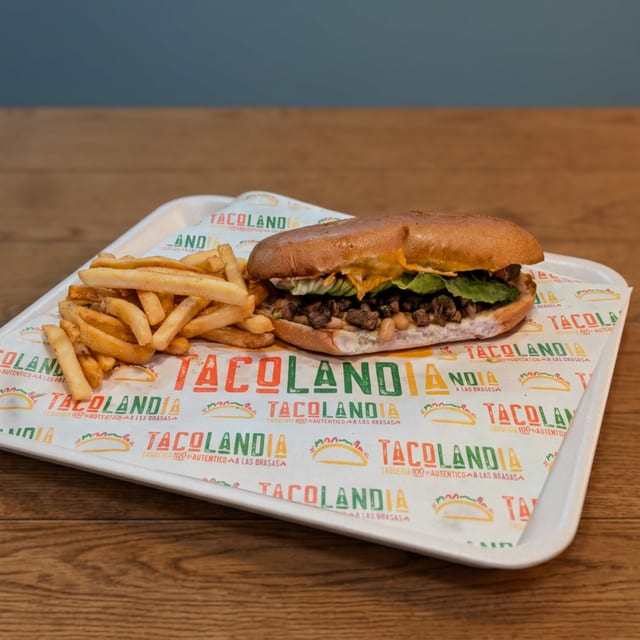 Torta De Asada / Grilled Steak Torta.